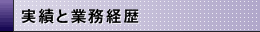 実績と業務経歴