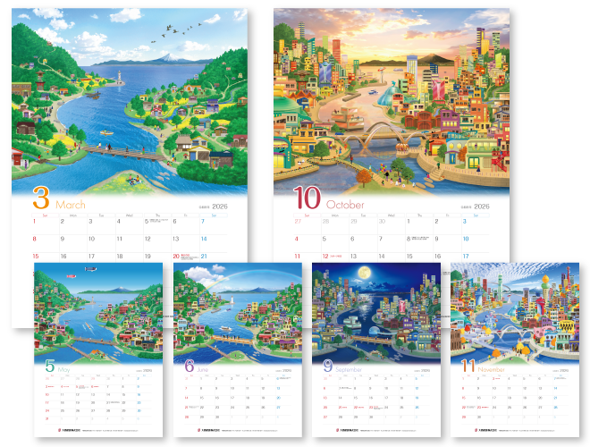 日幸建設株式会社様2026年カレンダー